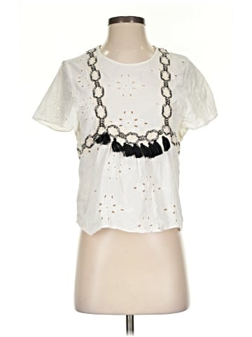 Zara TRF Short Sleeve Blouse (view 1)
