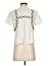 Zara TRF Ivory Short Sleeve Blouse Size S - photo 2