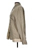 Tara Houndstooth Brown Long Sleeve Button-Down Shirt Size L - photo 5