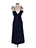 MOTF Solid Blue Cocktail Dress Size S - photo 1