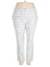 Alfani Print Silver Casual Pants Size 24W - photo 1