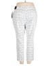 Alfani Print Silver Casual Pants Size 24W - photo 2