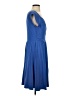 Garnet Hill Solid Blue Cocktail Dress Size S - photo 4