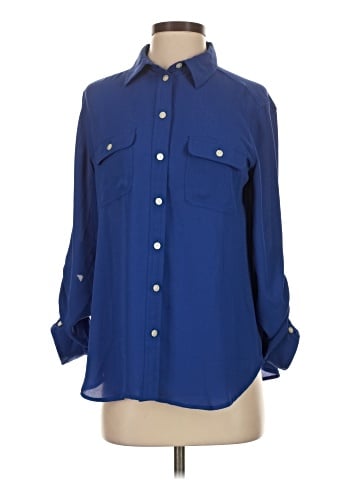 Ann Taylor LOFT Long Sleeve Blouse (view 1)