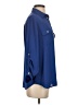 Ann Taylor LOFT 100% Polyester Blue Long Sleeve Blouse Size S - photo 4