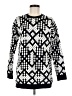 Gianni Bini Houndstooth Black Pullover Sweater Size M - photo 1