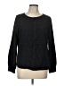 Jun & Ivy 100% Polyester Black Long Sleeve Blouse Size L - photo 1