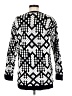 Gianni Bini Houndstooth Black Pullover Sweater Size M - photo 2