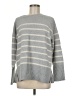 Ann Taylor LOFT Stripes Gray Pullover Sweater Size M - photo 1