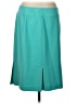 Black Label by Evan Picone 100% Polyester Solid Teal Formal Skirt Size 12 - photo 1