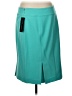 Black Label by Evan Picone 100% Polyester Solid Teal Formal Skirt Size 12 - photo 2