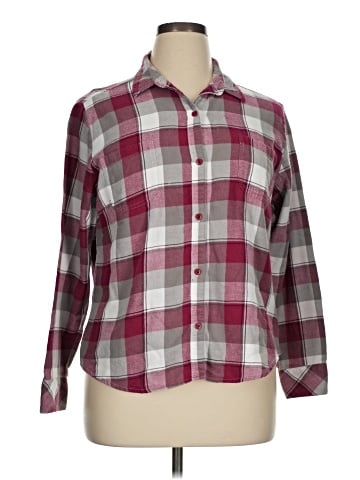 Riders by Lee Long Sleeve Button-Down Shirt (view 1)