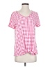 Cuddl Duds Pink Short Sleeve Top Size S - photo 1