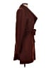 Tahari Burgundy Wool Coat Size L - photo 4