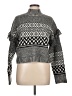 Every Chevron-herringbone Gray Pullover Sweater Size L - photo 1