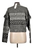 Every Chevron-herringbone Gray Pullover Sweater Size L - photo 2