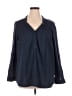 Bandolino Blue Long Sleeve Blouse Size XL - photo 1