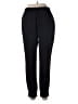 Ann Taylor 100% Polyester Solid Black Track Pants Size S - photo 2