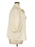 Ellison 100% Polyester Ivory 3/4 Sleeve Blouse Size 2X - photo 4