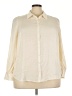 ModCloth 100% Polyester Ivory Long Sleeve Blouse Size 2X - photo 1