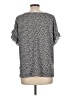 Max Studio Silver Short Sleeve Blouse Size L - photo 2