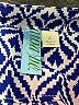 Dina Be 100% Polyester Blue 3/4 Sleeve Blouse Size L - photo 7