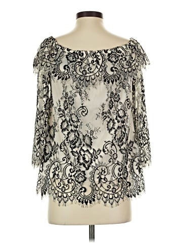 White House Black Market 3/4 Sleeve Blouse (view 2)