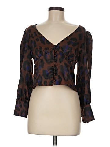 Olivaceous 3/4 Sleeve Blouse (view 1)