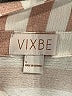 Vixbe 100% Rayon Stripes Ivory 3/4 Sleeve Button-Down Shirt Size S - photo 7
