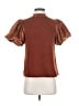THML Brown Short Sleeve Top Size XS - photo 1