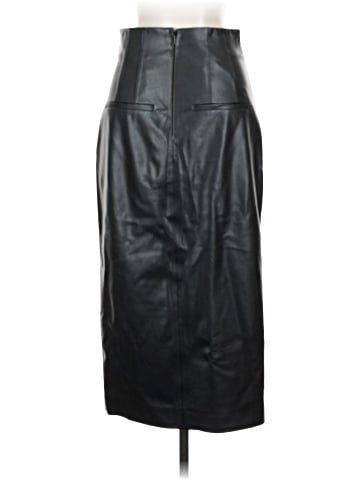 Veronica Beard Faux Leather Skirt (view 2)