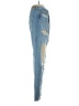 American Eagle Outfitters 100% Cotton Color Block Blue Jeans Size 00 Long - photo 4