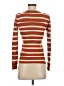 J.Crew 100% Cotton Stripes Orange Pullover Sweater Size XXS - photo 2