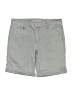 Max Jeans Solid Gray Khaki Shorts Size 10 - photo 1