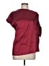 Unbranded 100% Polyester Burgundy Short Sleeve Blouse Size L - photo 1