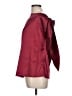 Unbranded 100% Polyester Burgundy Short Sleeve Blouse Size L - photo 5