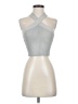 Babaton Silver Sleeveless Top Size S - photo 1