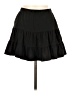 Shein Solid Black Casual Skirt Size 6 - photo 1