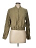 Zara 100% Viscose Solid Green Jacket Size L - photo 1
