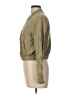 Zara 100% Viscose Solid Green Jacket Size L - photo 5