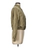 Zara 100% Viscose Solid Green Jacket Size L - photo 4