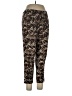 Alice + Olivia Animal Print Brown Casual Pants Size L (estimated) - photo 1