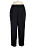 Talbots 100% Wool Solid Black Wool Pants Size 20 - photo 1