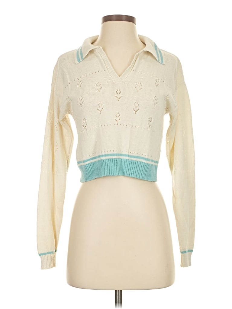 Pre-owned Bp. Pullover Sweater In White