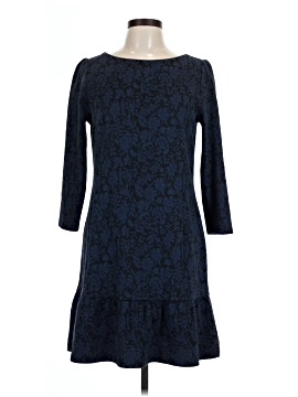chinese dress ladies Ann Taylor LOFT Navy Floral Embroidered Long Sleeve Dress  SilkRoll