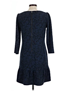 green emerald velvet dress Ann Taylor LOFT Navy Floral Embroidered Long Sleeve Dress  SilkRoll