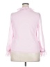 Talbots 100% Polyester Pink Long Sleeve Blouse Size XXL (estimated) - photo 2