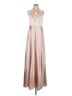 Birdy Grey 100% Polyester Metallic Tan Cocktail Dress Size S - photo 1