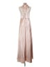Birdy Grey 100% Polyester Metallic Tan Cocktail Dress Size S - photo 2