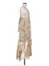 Moon River Tie-dye Tan Casual Dress Size XS - photo 4